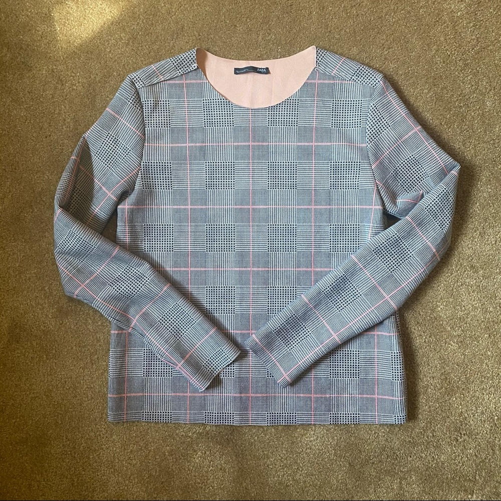 Zara Faux Suede Top size small